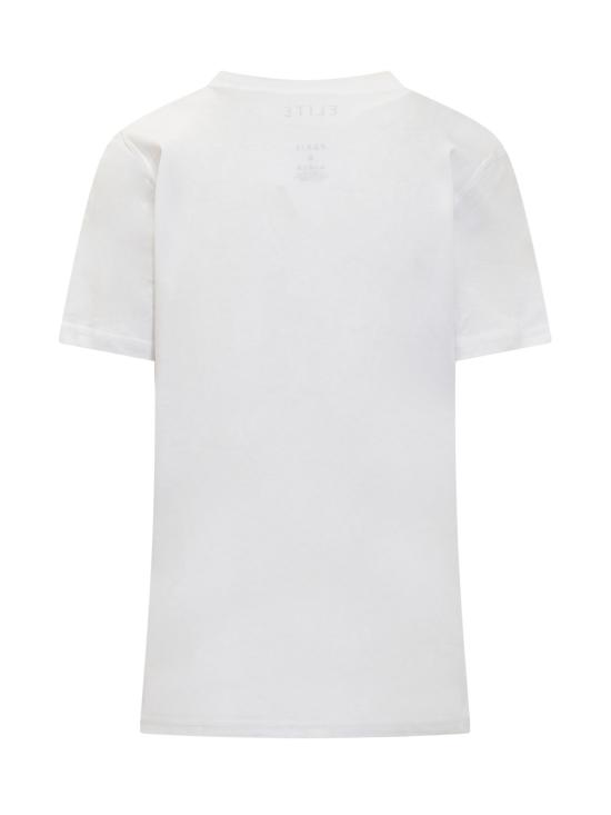  L'ELITE' 55 반팔 티셔츠 UTE175RICAMO WHT CYL - OTHER BRANDS