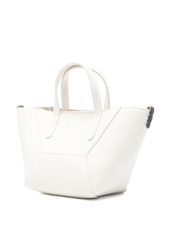 26SS 브루넬로 쿠치넬리 토트백 MBDKD2675 C4295 White - BRUNELLO CUCINELLI