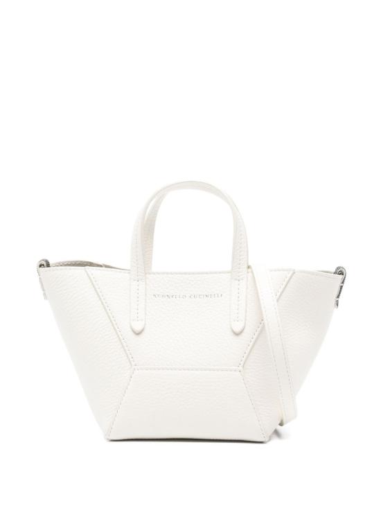 26SS 브루넬로 쿠치넬리 토트백 MBDKD2675 C4295 White