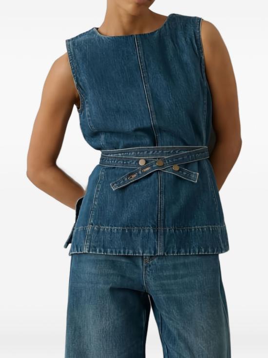 26SS 쉐르 셔츠 CHE0613CHANCE BLE3526S Blue - SOEUR