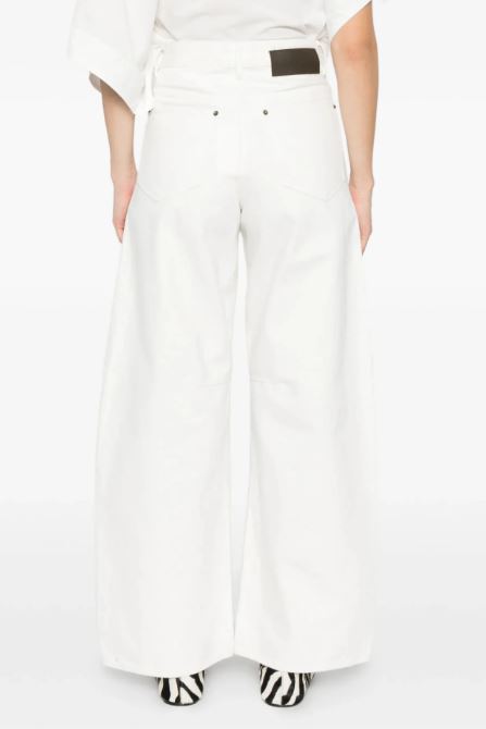 26SS 쉐르 데님 팬츠 JEA0588GASPAR BLA0126S White - SOEUR