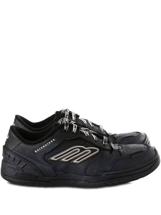 26SS 발렌시아가 햄튼스 미디움 원 아웃 스니커즈 841765 WCURB1000 Black
