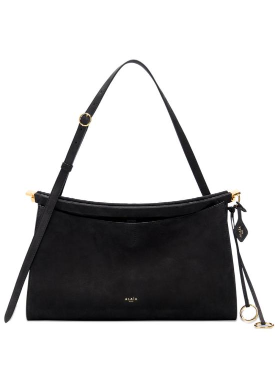 26SS 알라이아 르 클릭 포켓 35 누벅 숄더백 AA1L2038CA214 999 BLACK