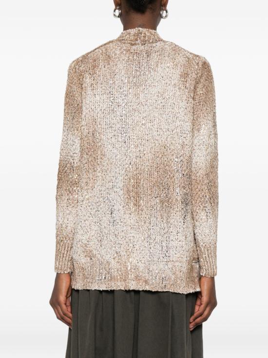 26SS 아방도이 가디건 226SD1803S ALVL HLV01181 Marrone chiaro - AVANT TOI