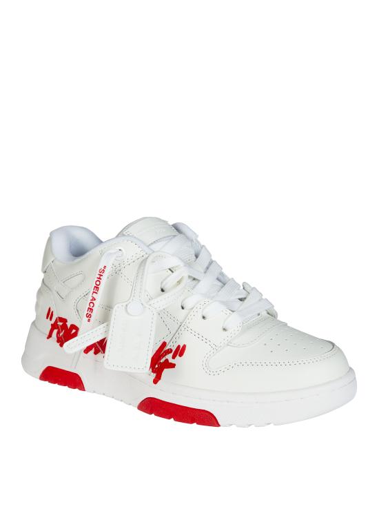 26SS [키즈] 오프화이트 스니커즈 B011S6L002 0125 ROSSO - OFF WHITE