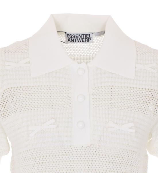 26SS 에센셜앤트워프 폴로 티셔츠 JARTS OW01 White - ESSENTIEL ANTWERP