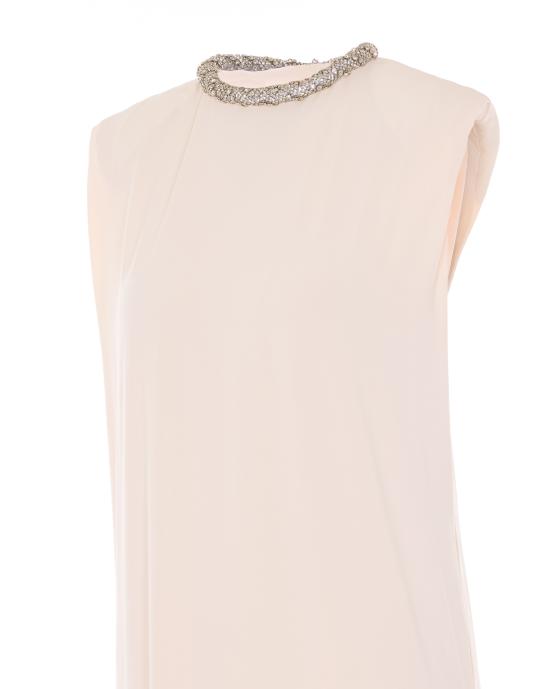 26SS 엘리자베타프랜치 미디 원피스 AR83J62E2 FB6 Beige - ELISABETTA FRANCHI