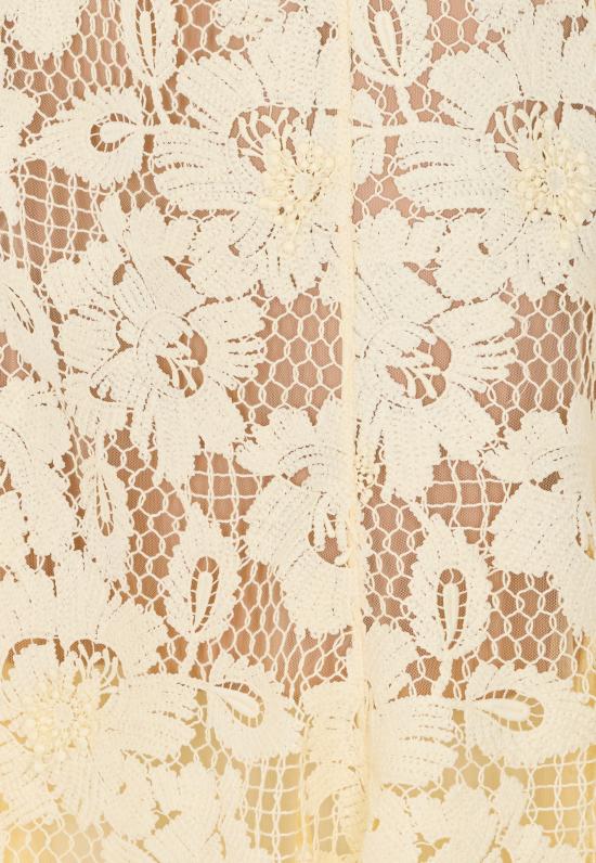 26SS 셀프 포트레이트 미디 원피스 094M YELLOW Yellow - SELF PORTRAIT