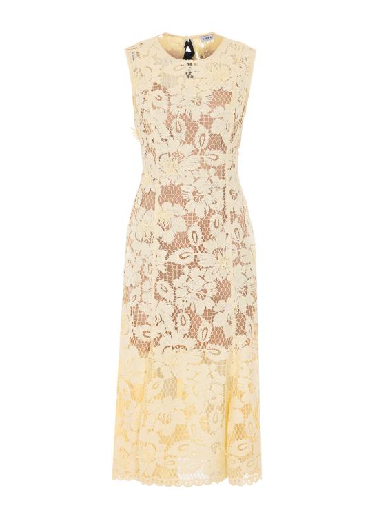 26SS 셀프 포트레이트 미디 원피스 094M YELLOW Yellow