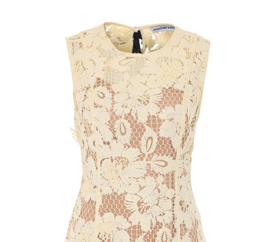 26SS 셀프 포트레이트 미디 원피스 094M YELLOW Yellow - SELF PORTRAIT