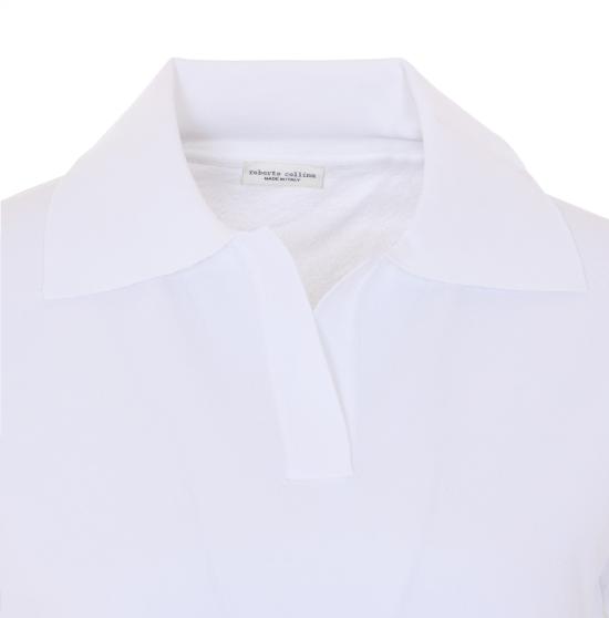 26SS 로베르토 콜리나 폴로 티셔츠 261FXA31024 01 White - ROBERTO COLLINA