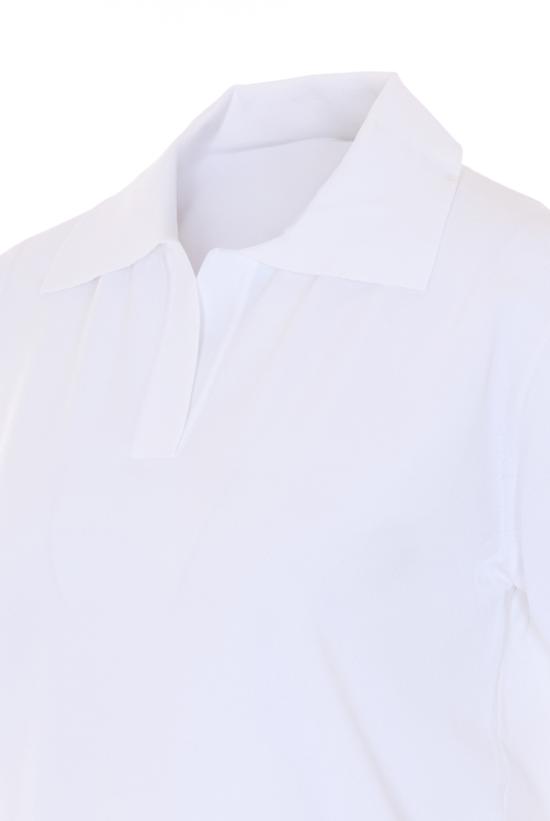 26SS 로베르토 콜리나 폴로 티셔츠 261FXA31024 01 White - ROBERTO COLLINA