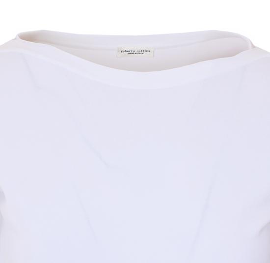 26SS 로베르토 콜리나 스웨터 261FXA31106 01 White - ROBERTO COLLINA