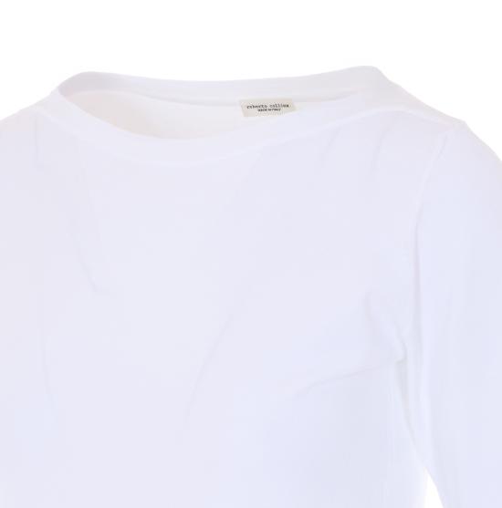 26SS 로베르토 콜리나 스웨터 261FXA31106 01 White - ROBERTO COLLINA