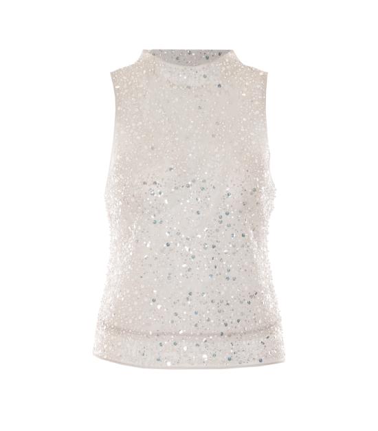 26SS 파트리지아페페 긴팔 티셔츠 2C1703 A747J4V6 White