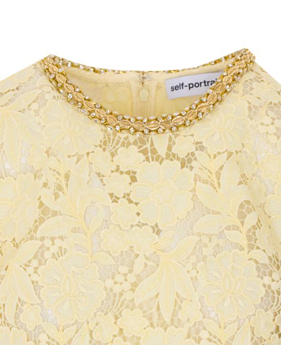 26SS 셀프 포트레이트 긴팔 티셔츠 096TA YELLOW Yellow - SELF PORTRAIT