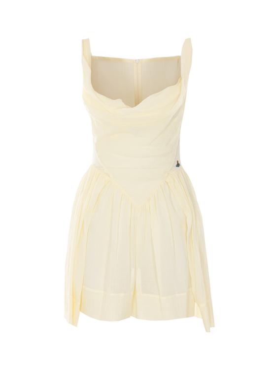 26SS 비비안웨스트우드 미디 원피스 1101039H W01EHB408 Yellow