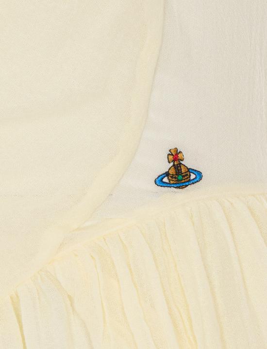 26SS 비비안웨스트우드 미디 원피스 1101039H W01EHB408 Yellow - VIVIENNE WESTWOOD