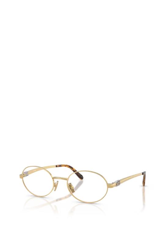 26FW 미우미우 안경 MU 50ZV 5AK1O1 GOLD - MIU MIU