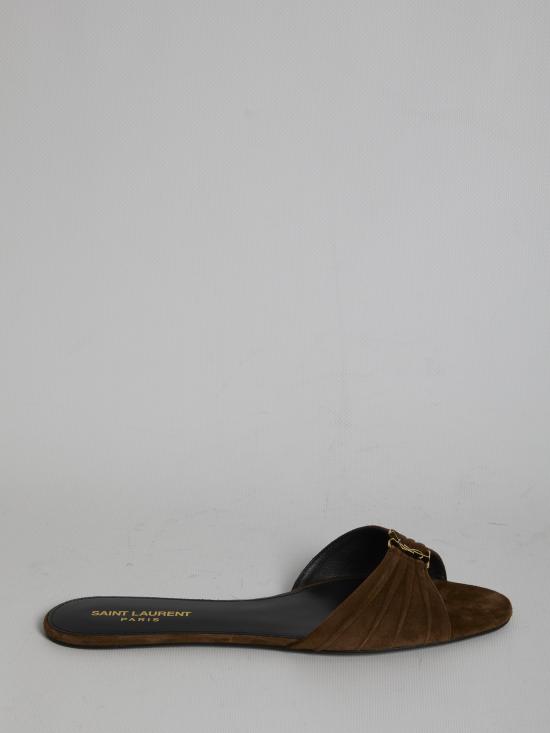 26SS 생로랑 뮬/슬리퍼 869658 BROWN