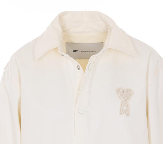 26SS 아미 알렉산드르 마티우시 셔츠 UJK897 DE0126136 White - AMI ALEXANDRE MATIUSSI