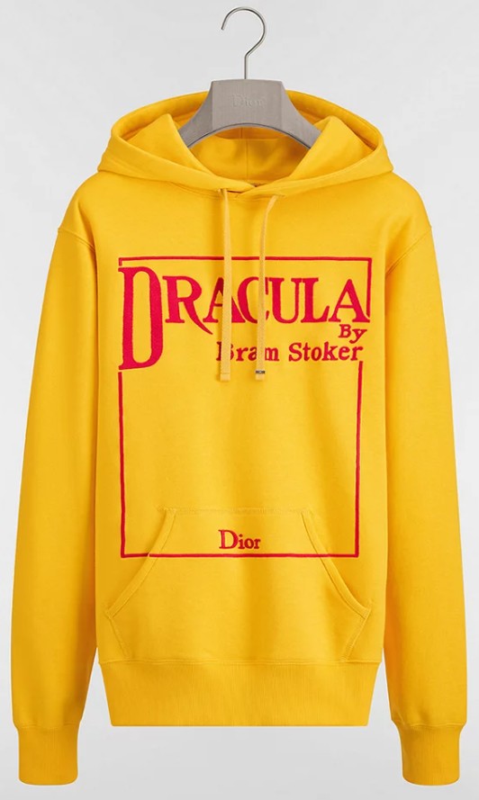 26SS 디올 후드 티셔츠 683J617A3033 283 JAUNEORANGE