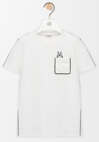 26SS 로에베 반팔 티셔츠 S359AJ2X03 2100 WHITE