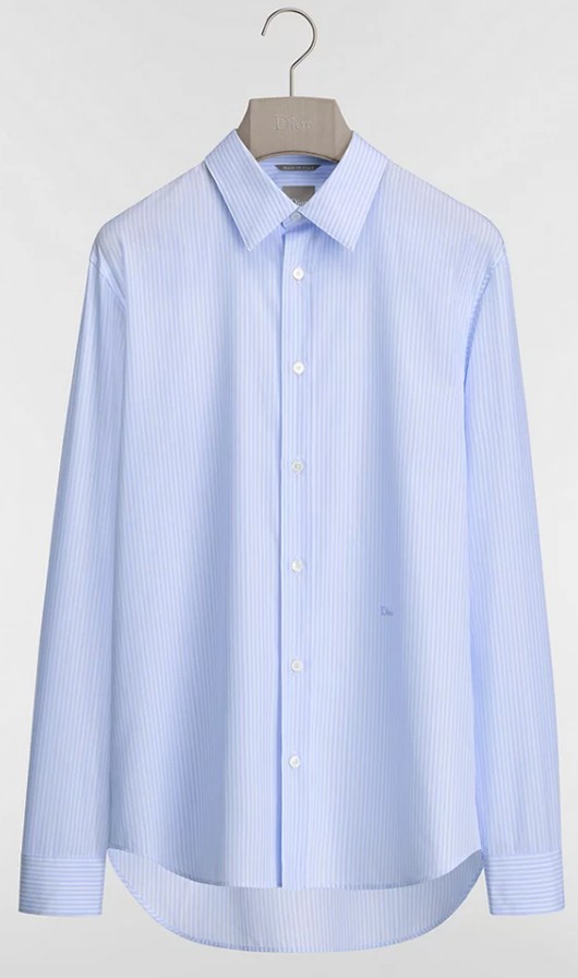 26SS 디올 셔츠 683C554A3114 575 BLEU