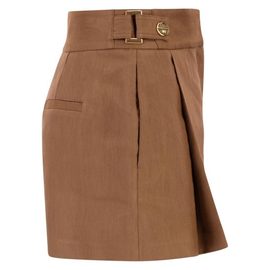 26SS 엘리자베타프랜치 숏팬츠 SH01162E2 BROWN - ELISABETTA FRANCHI