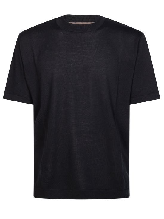 26SS 필리포 드 로렌티스 반팔 티셔츠 TS0MCOVCR14R 990 NERO