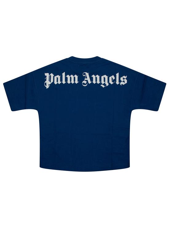 26SS [키즈] 팜앤젤스 티셔츠 PBAA002S26JER001 060 BLU - PALM ANGELS