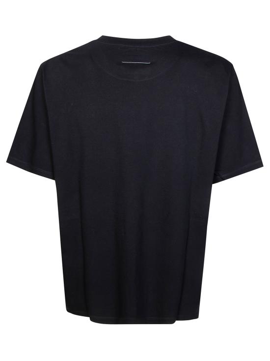 26SS MM6 메종마르지엘라 반팔 티셔츠 SH2GC0038M20048 900 NERO - MM6 MAISON MARGIELA