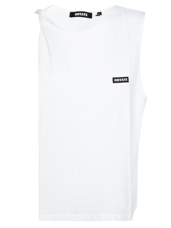 26SS 로테이트 민소매 티셔츠 115588 400 BIANCO