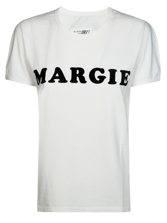 26SS MM6 메종마르지엘라 반팔 티셔츠 S62GD0212M20108 101 BIANCO