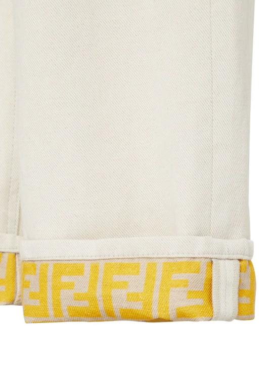 26SS 펜디 데님 팬츠 FLP882 AOHVF1W0T Yellow - FENDI