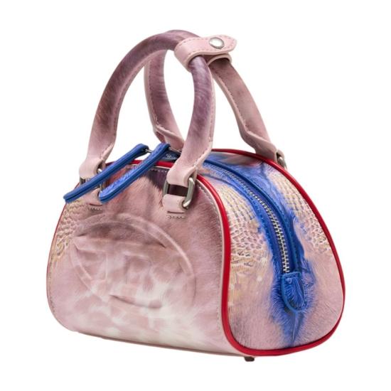 26SS 디젤 1DR 돔 크로스바디 백 X10369 P8802 HB372 pink - DIESEL