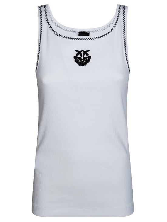 26SS 핑코 민소매 티셔츠 106816A3AL ZZ1 BIANCO