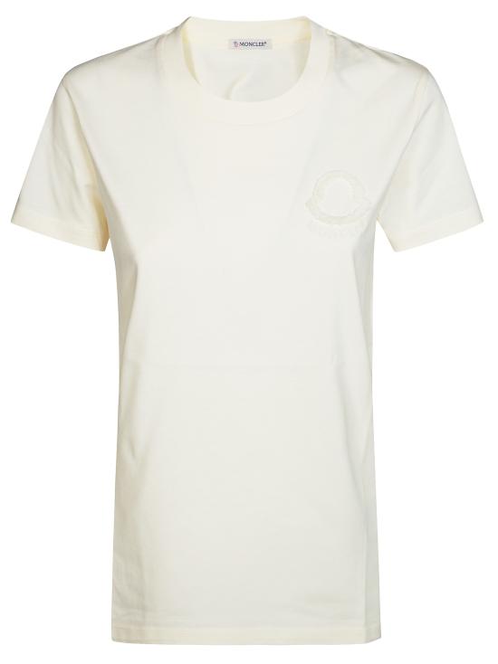 26SS 몽클레어 반팔 티셔츠 L10938C0006189AUO 034 BIANCO