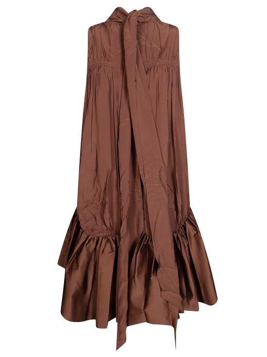 26SS 로테이트 미디 원피스 115609 2037 MARRONE - ROTATE