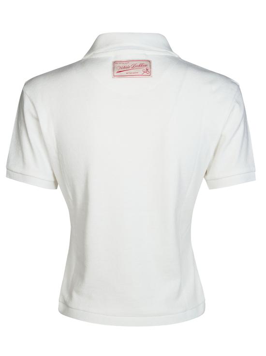 26SS 빅토리아 베컴 폴로 티셔츠 1226JTP007241A BIANCO - VICTORIA BECKHAM