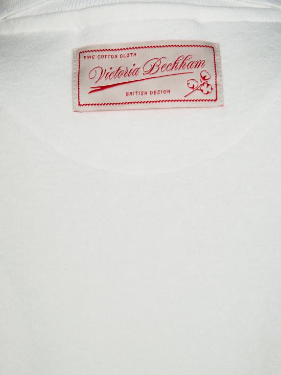 26SS 빅토리아 베컴 폴로 티셔츠 1226JTP007241A BIANCO - VICTORIA BECKHAM