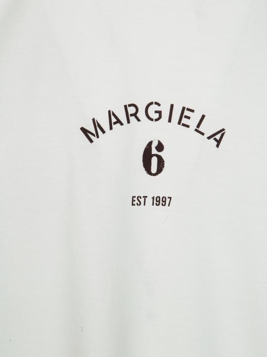 26SS MM6 메종마르지엘라 반팔 티셔츠 SH2GC0038M20048 101 BIANCO - MM6 MAISON MARGIELA