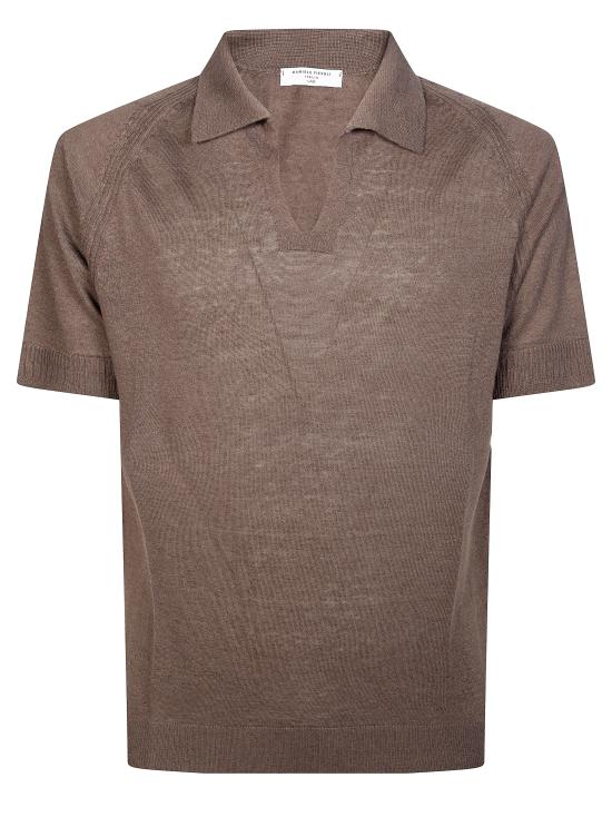 26SS 다니엘피에솔리 폴로 티셔츠 4092 33 MARRONE