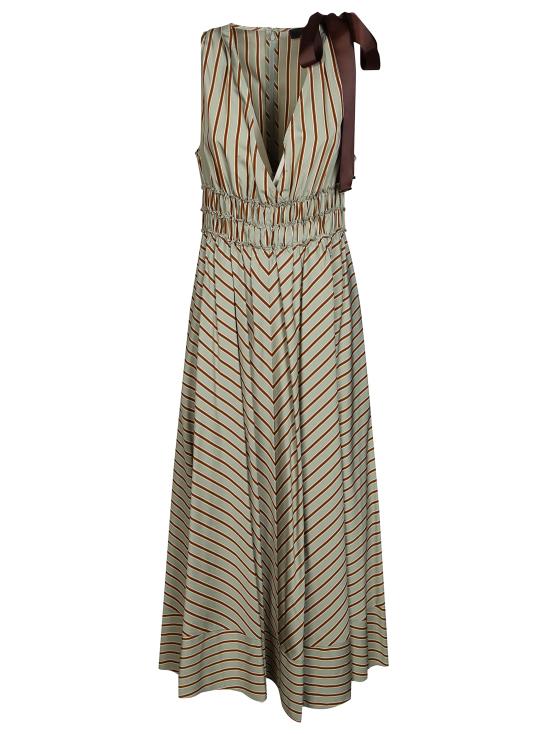 26SS 리우조 롱 원피스 CA6267T553A P9641 VERDE