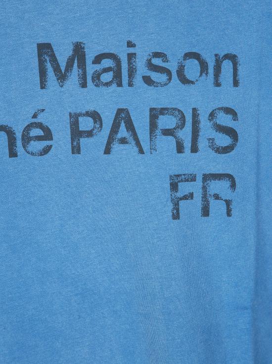26SS 메종키츠네 반팔 티셔츠 PM00124KJ7036 0417 BLU - MAISON KITSUNE