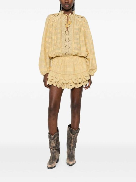 26SS 이자벨마랑에뚜왈 숏팬츠 RO0952FAD1J05E10LC Yellow - ISABEL MARANT ETOILE