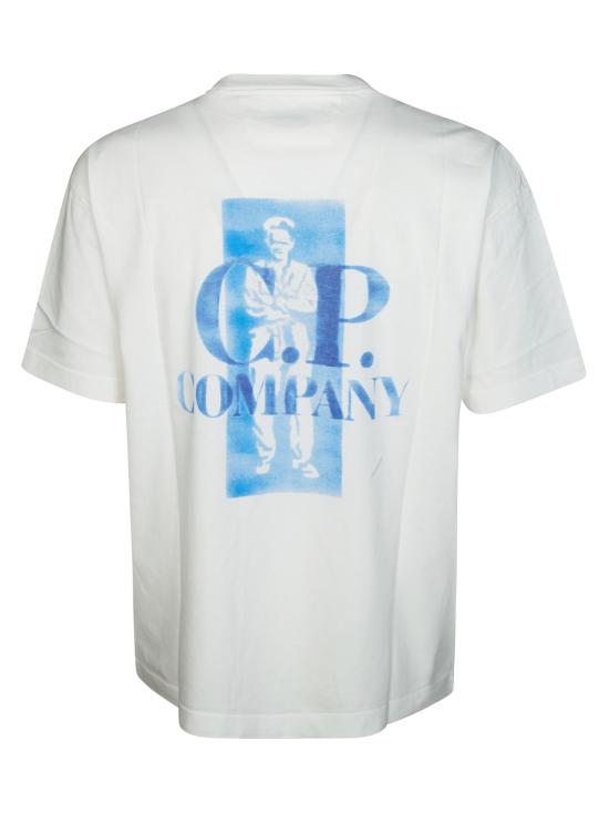 26SS 씨피 컴퍼니 반팔 티셔츠 20CMTS143A110579W 103 BIANCO - C.P. COMPANY