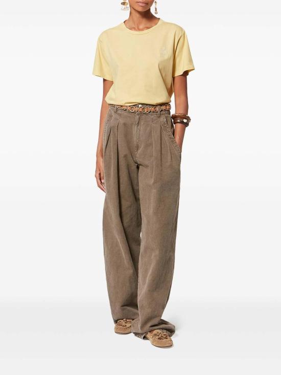 26SS 이자벨마랑에뚜왈 반팔 티셔츠 TS0070FAA1N98EBTEC White - ISABEL MARANT ETOILE