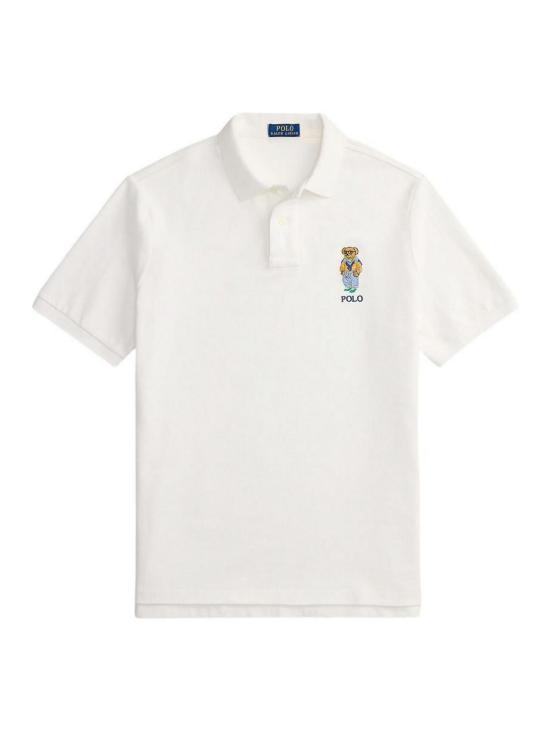 26SS 폴로 랄프로렌 폴로 티셔츠 710B16617001 White