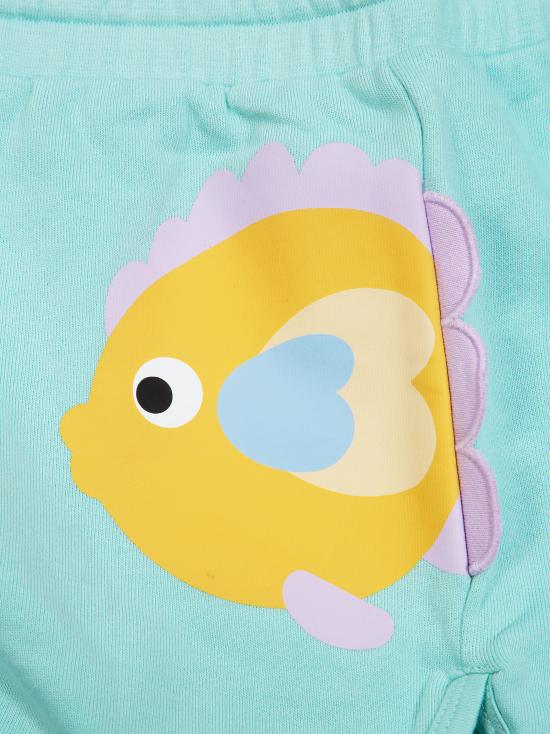 26SS [키즈] 스텔라 맥카트니 쇼츠/버뮤다 TY6B69Z3409 683 VERDE - STELLA MCCARTNEY